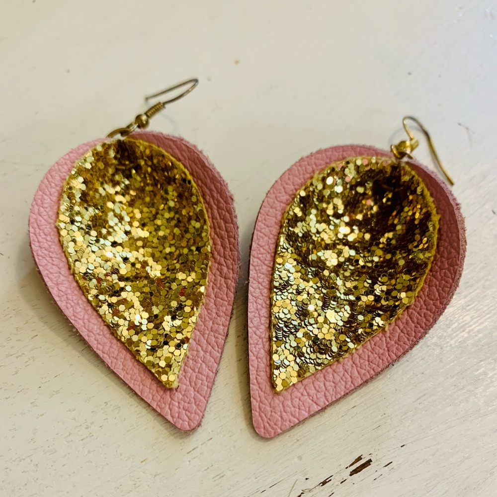 Double stack sequin earrings